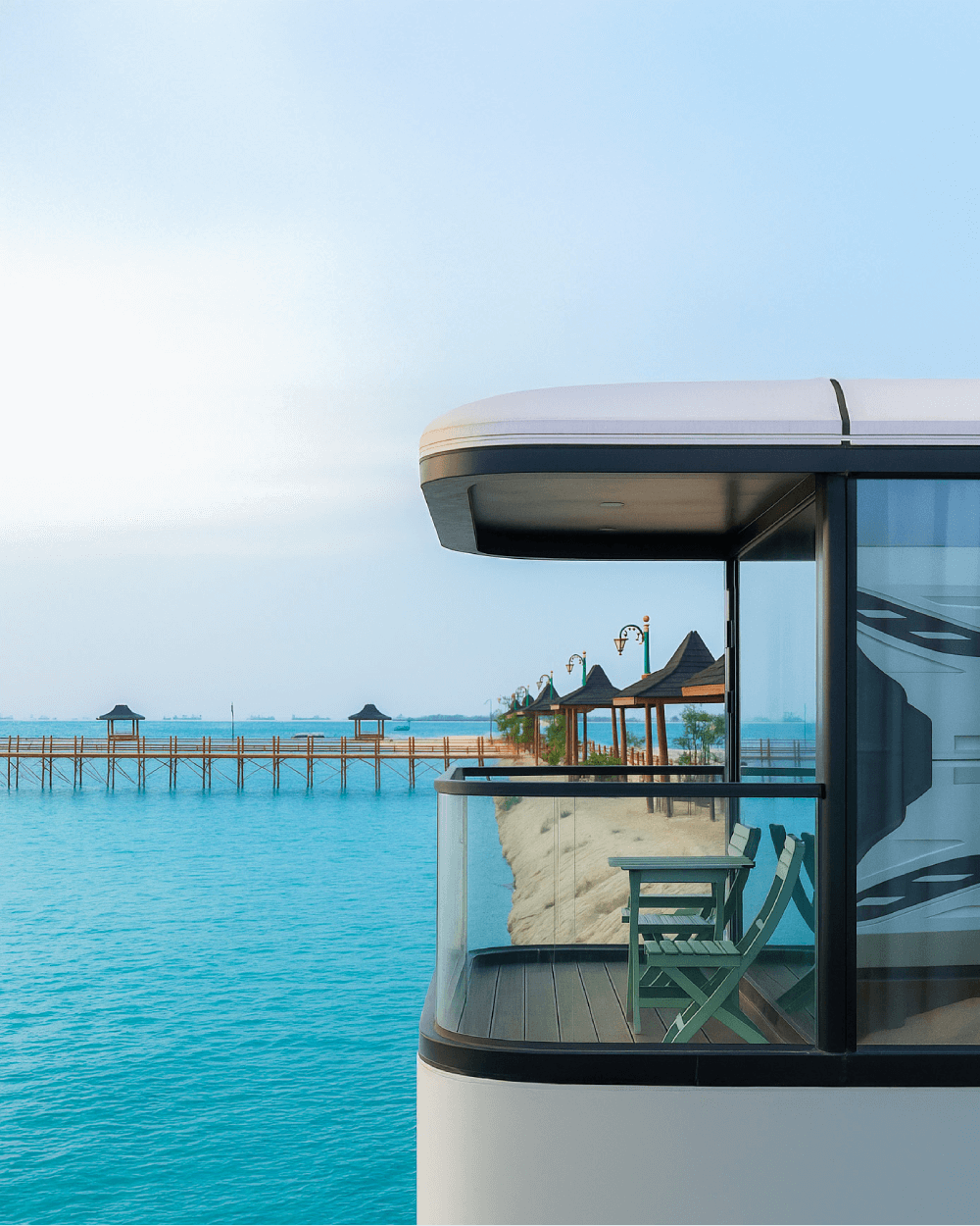 Elegant dining experience at resort