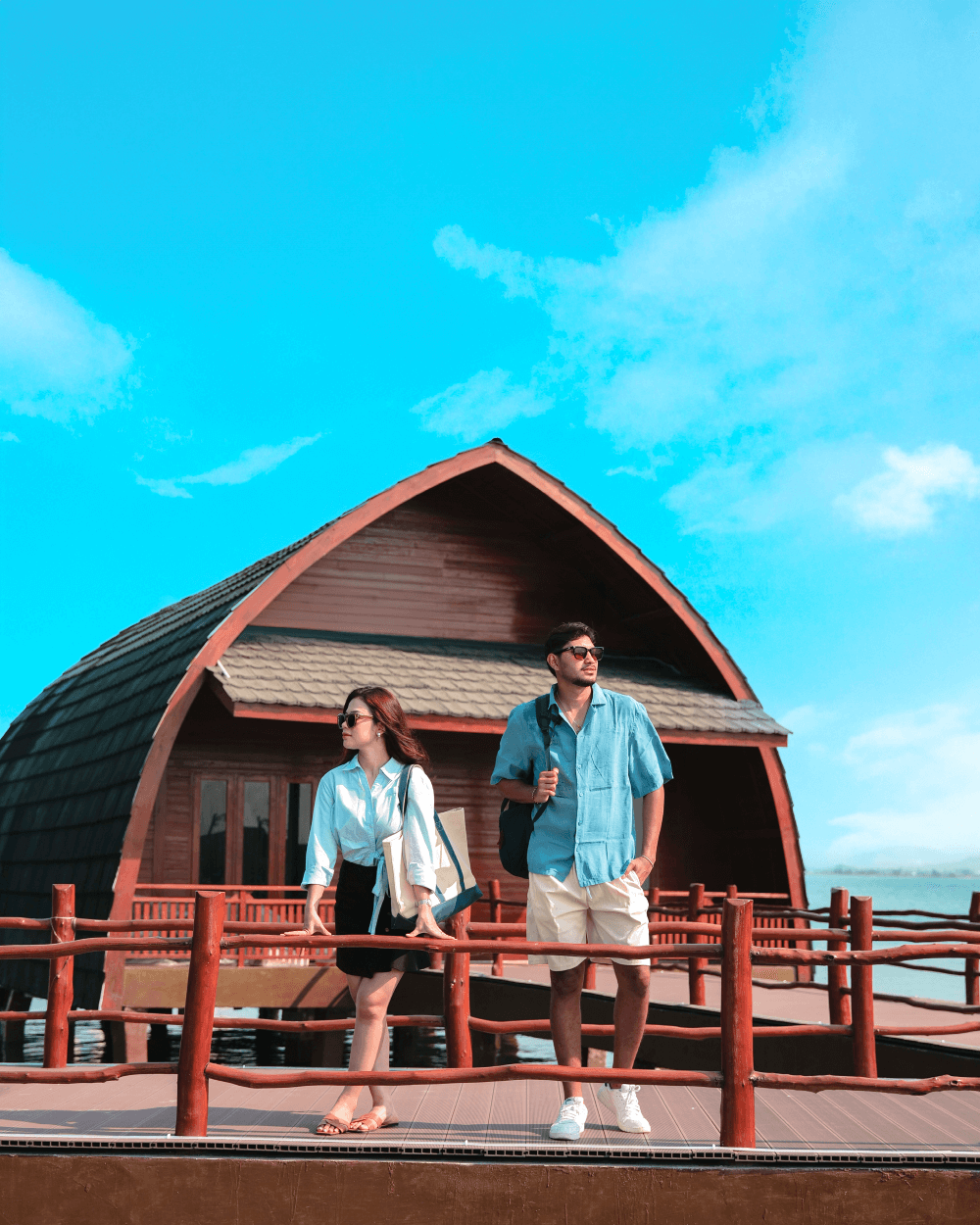 Elegant dining experience at resort